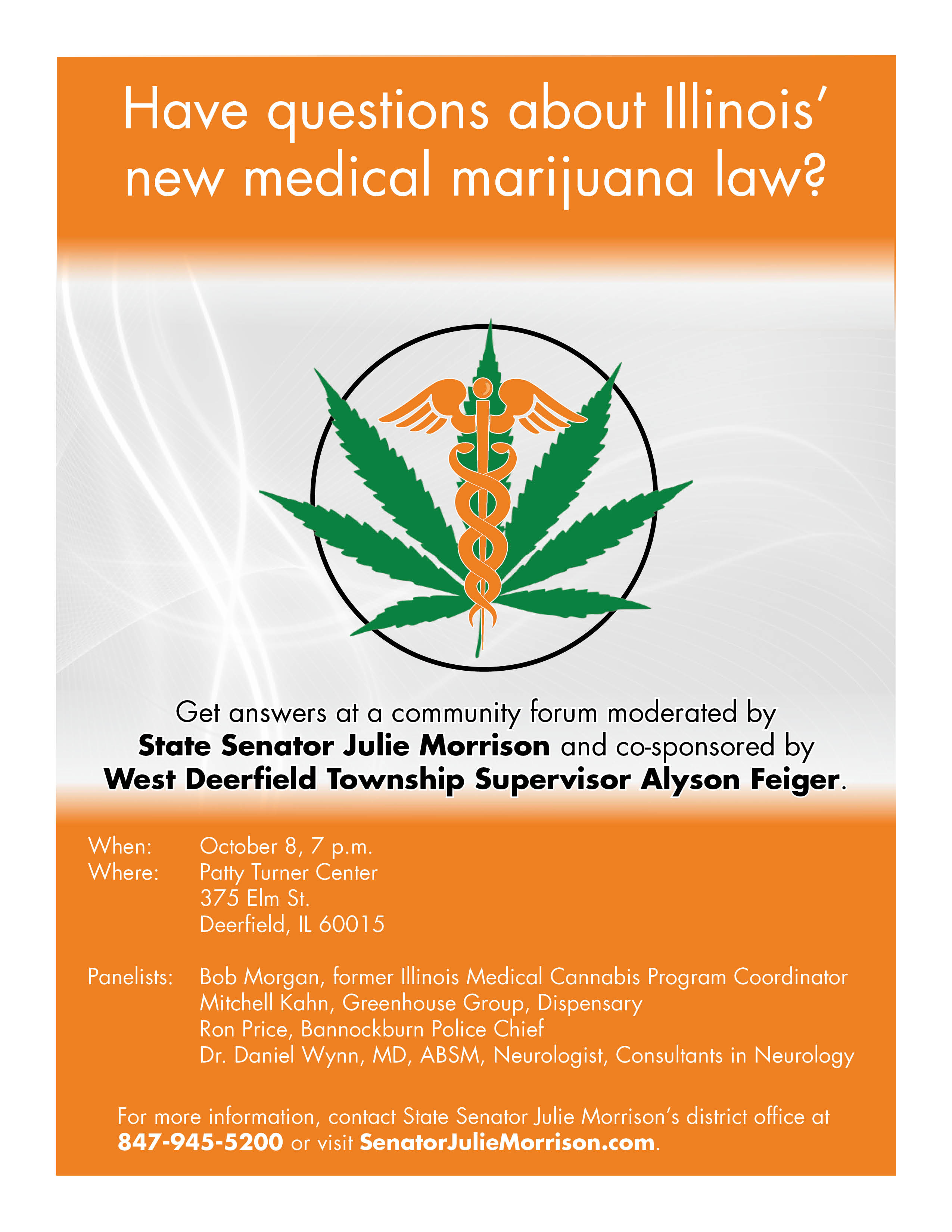 Medical Marijuana Forum Flyer
